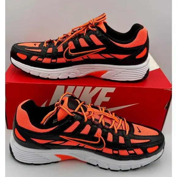Nike P-6000 Size 13 Orange Black Hyper Cimson Black White CD6404 801 # 414 - Picture 2 of 8